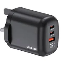 Green Lion Q- SERIES UK Plug Wall Charger PD 65W A+C+C Port