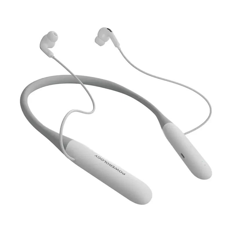 Powerology Toneflex ENC Wireless Neckband White
