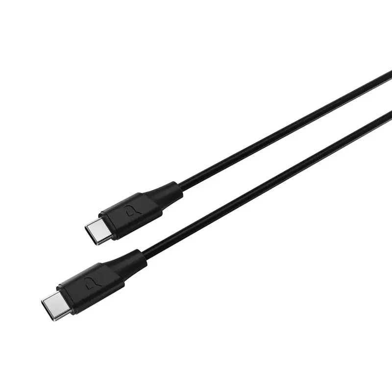 Powerology Power Sync Flex USB-C TO USB-C 1.2M Cable PD 60W Black