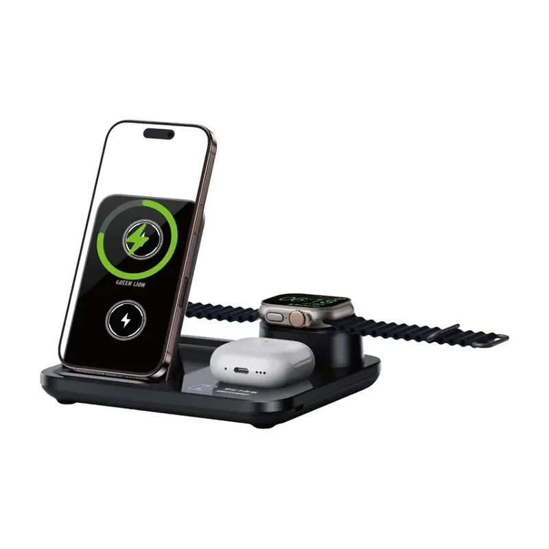 Green Lion 3 in1 Multifunctional Wireless Charger