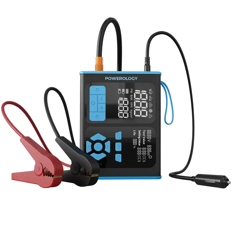 Powerology Jump Starter, Air Inflator & OBD II Car Fault Diganosis Tool