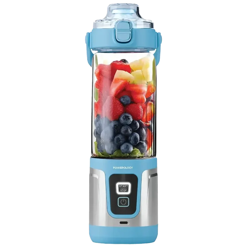 Powerology Duomix Portable Blender Blue