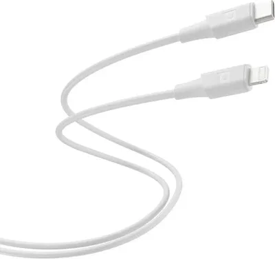 Powerology Power Sync Flex USB-C to Lightning 2M Cable PD 30W White