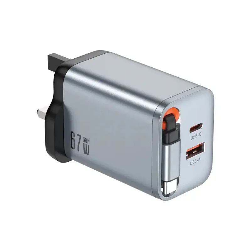Green Lion GaNPremium UK Plug Wall Charger PD 40W
