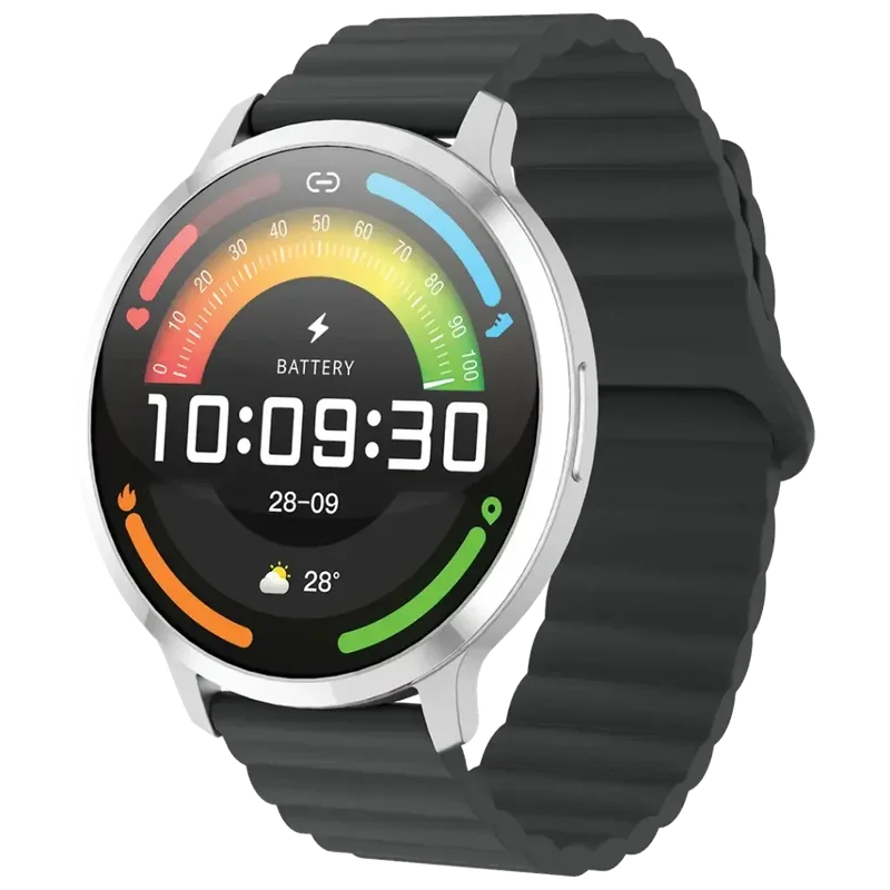 Powerology Aura Smart Watch 1.73" Display Silver