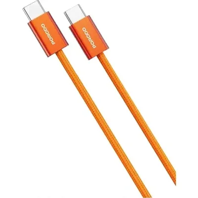Porodo High-Speed USB-C Braided Cable PD60W Orange