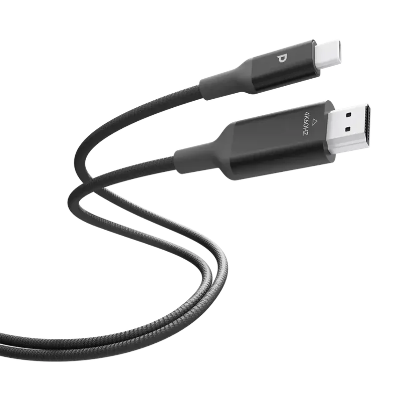 Powerology Power Sync Flex 4K USB-C to HDMI 2M Cable
