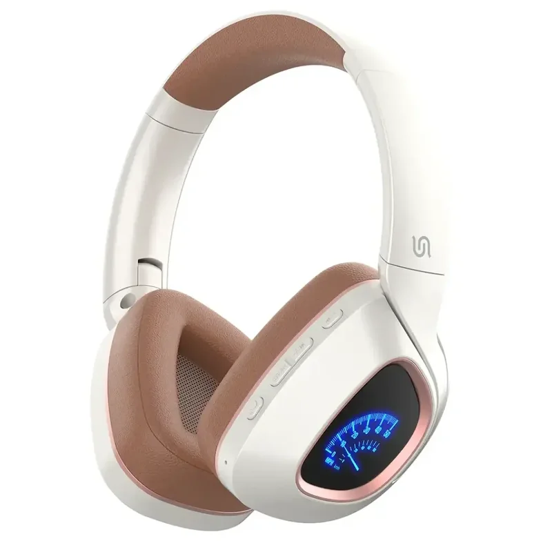 Porodo Soundtec Clap ANC Wireless Headphone Beige