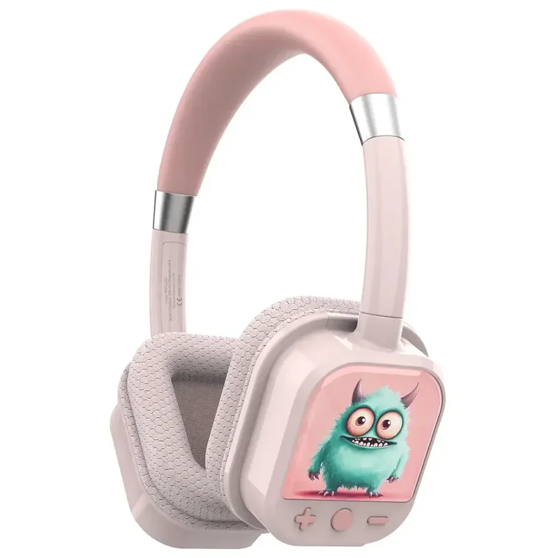 Porodo Soundtec Yotowave Kids Wireless Headphone Pink