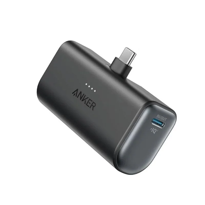 Anker Power Bank 5000mAh with Built-In USB-C Connector 22.5W Black