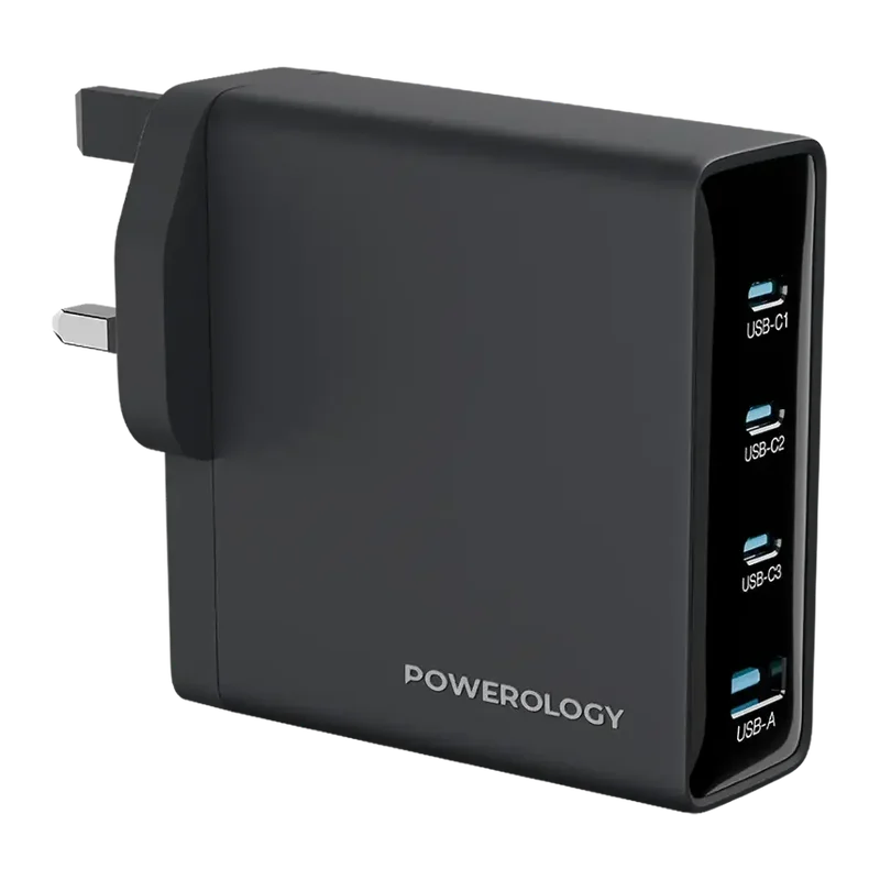 Powerology Volt-X 200W  Multi-Port GaN Adapter