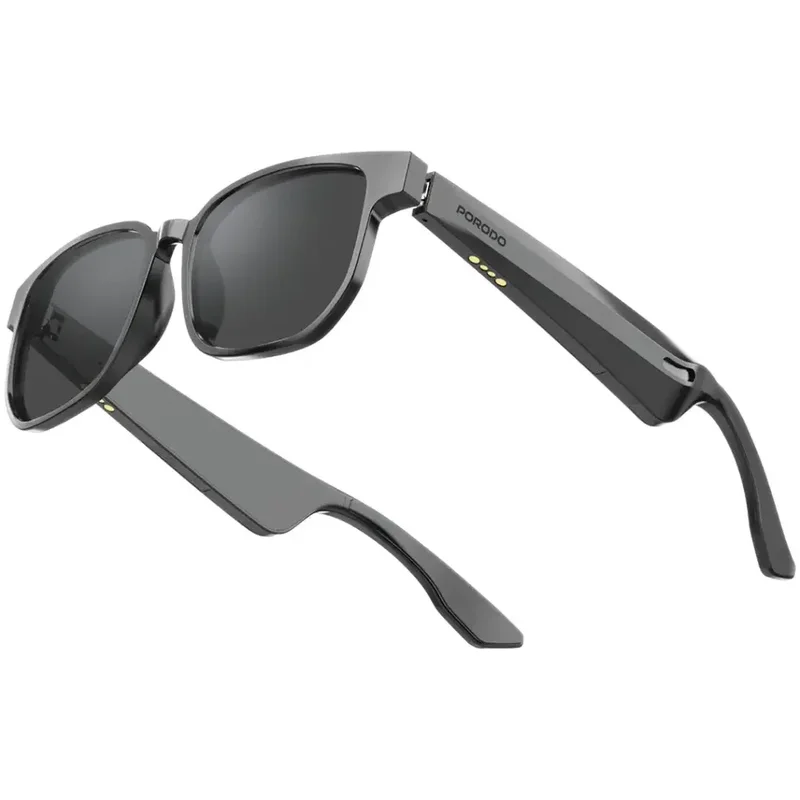 Porodo Lifestyle Vistax Intelligent Audio Eyewear Black