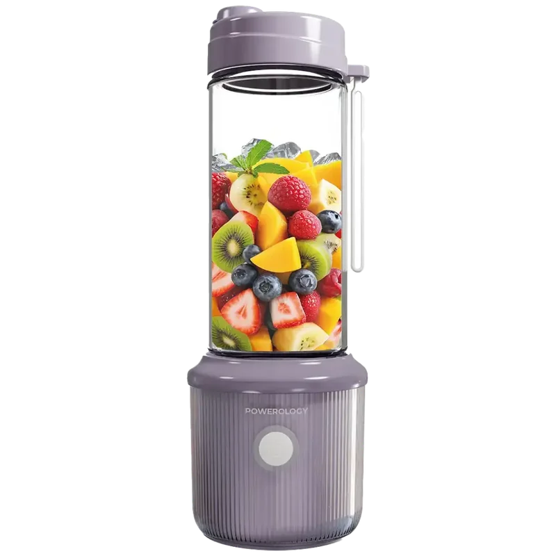 Powerology Press & Refresh Portable Blender Lavender