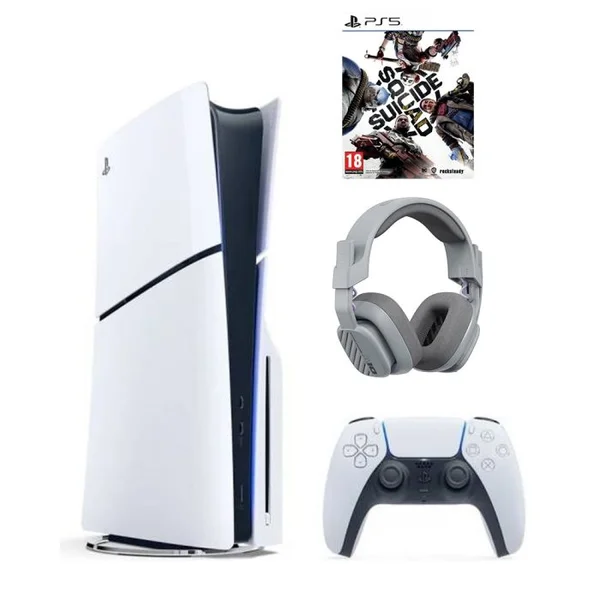 PlayStation 5 Slim Console + Suicide Squad: Kill The Justice League + Astro A10 Headset