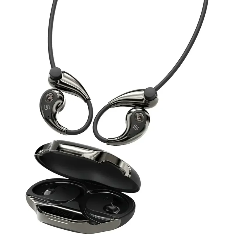 Porodo Soundtec Bella Open-Ear Wireless Earbuds Black