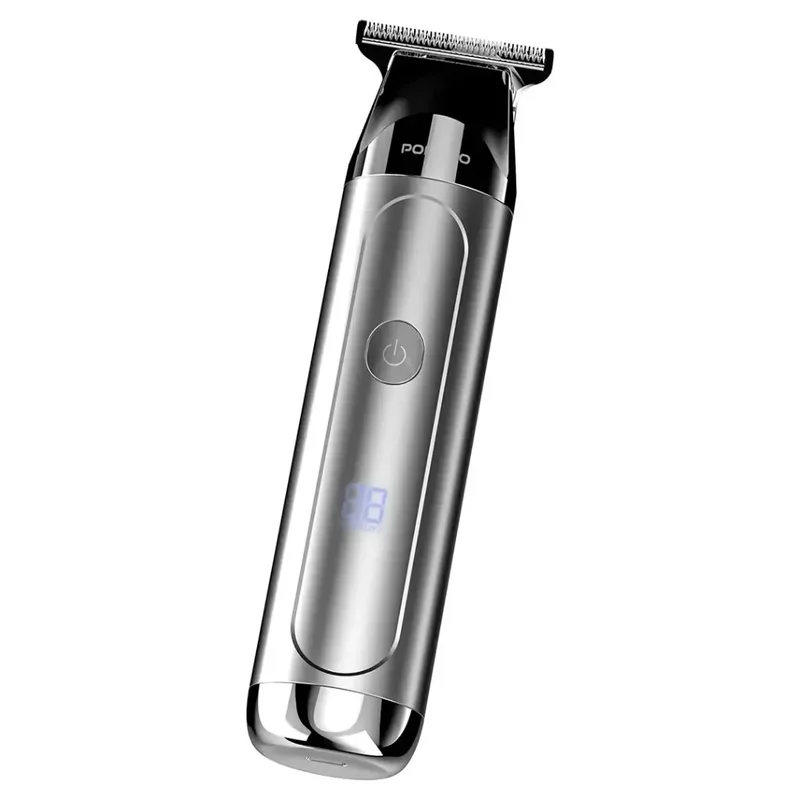 Porodo Lifestyle T-Blade Hair And Beard Trimmer Silver