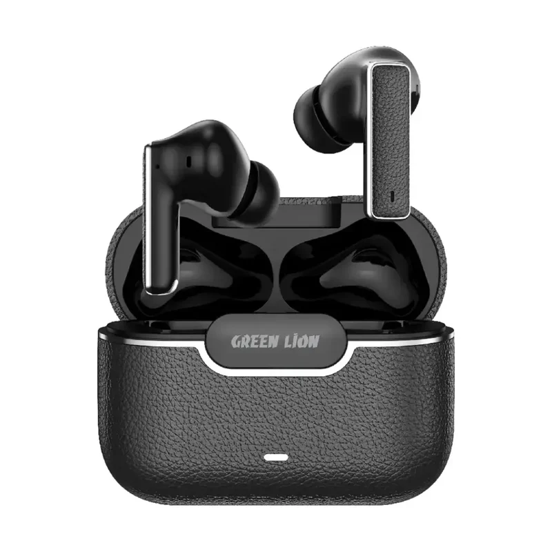 Green Lion River Plus True Wireless Earbuds Black