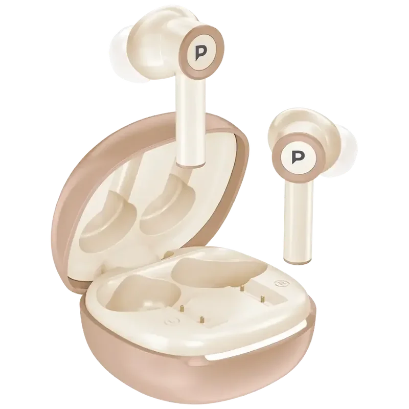 Powerology SABA In-Ear Wireless Earbuds Titanium