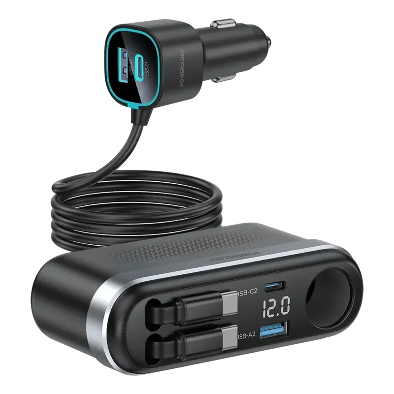 Powerology CURRNEX 60W MULTI-PORT CAR CHARGER