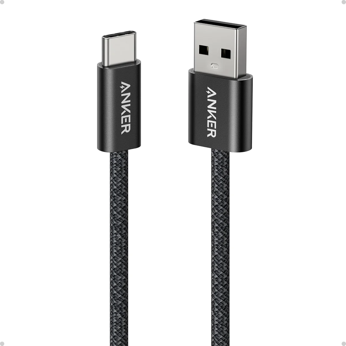 Anker Zolo USB-A to USB-C Cable Braided 3.3ft 18W Black