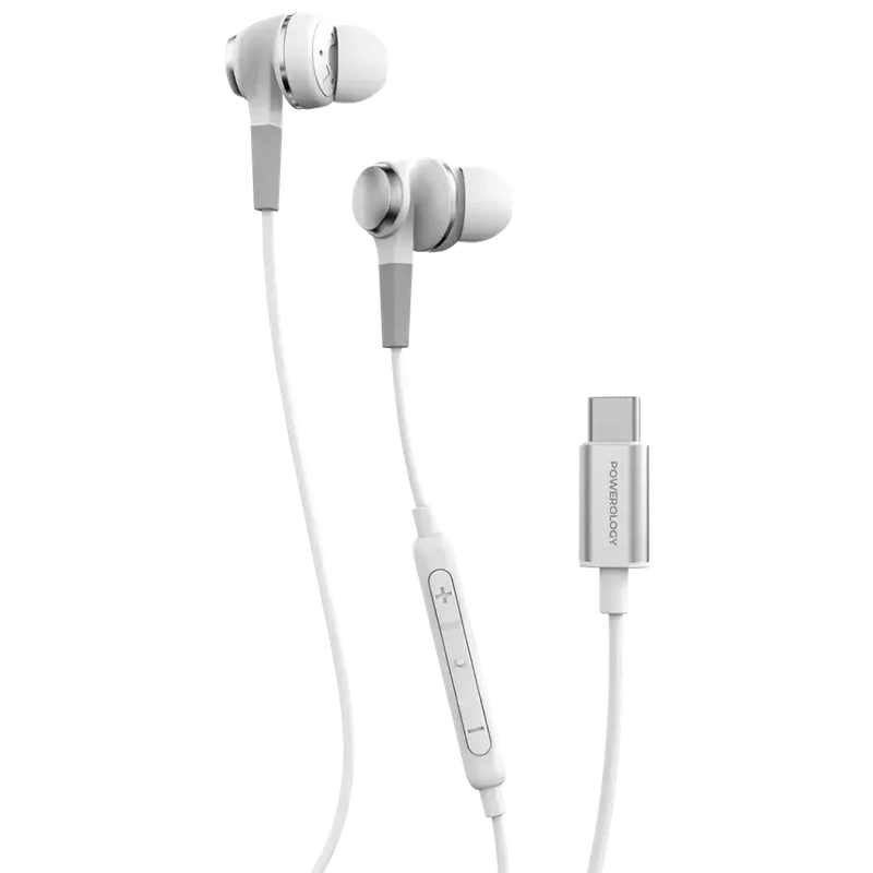Powerology Type-C Stereo Earphones