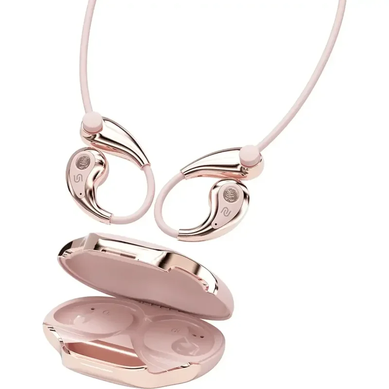 Porodo Soundtec Bella Open-Ear Wireless Earbuds Pink