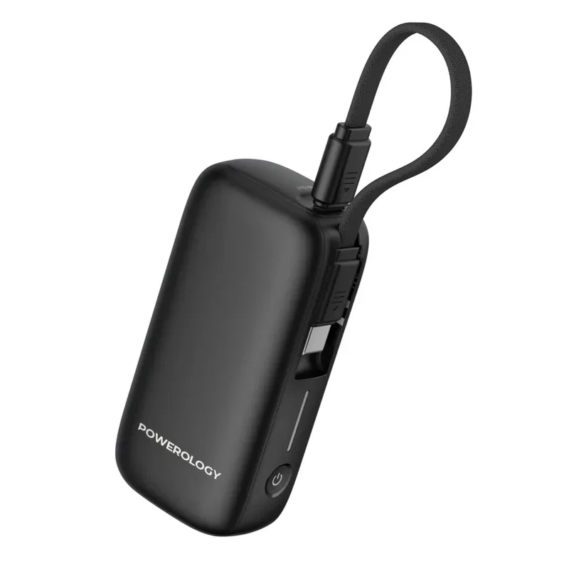 Powerology 5000mAh Power Bank Black