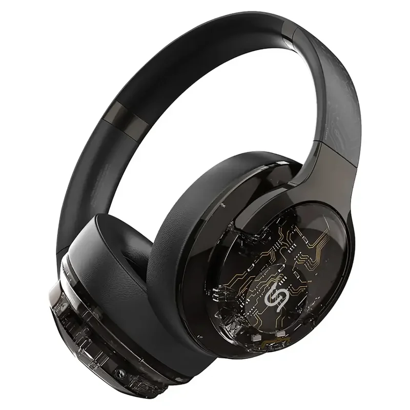 Porodo Soundtec Soho Active Noise Cancellation Headphone Black