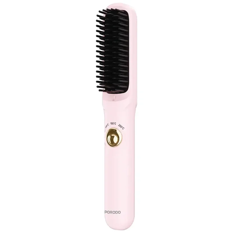 Porodo Lifestyle Portable Hair Straightener Pink