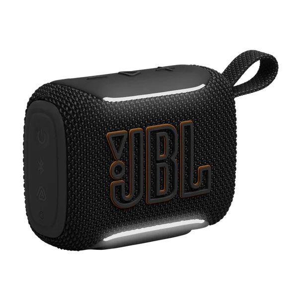 JBL GO 5 Portable Bluetooth Speaker with Ambient Edge Lighting Black