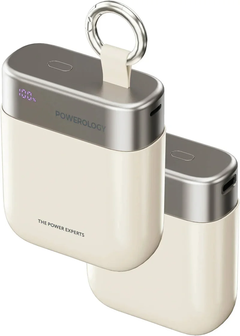 Powerology Legacy 10000mAh Power Bank Beige