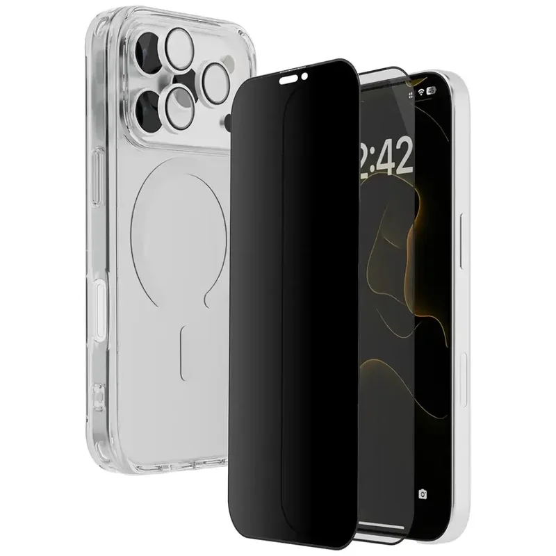 Porodo 360° Shield Series for iPhone 17 Pro Clear
