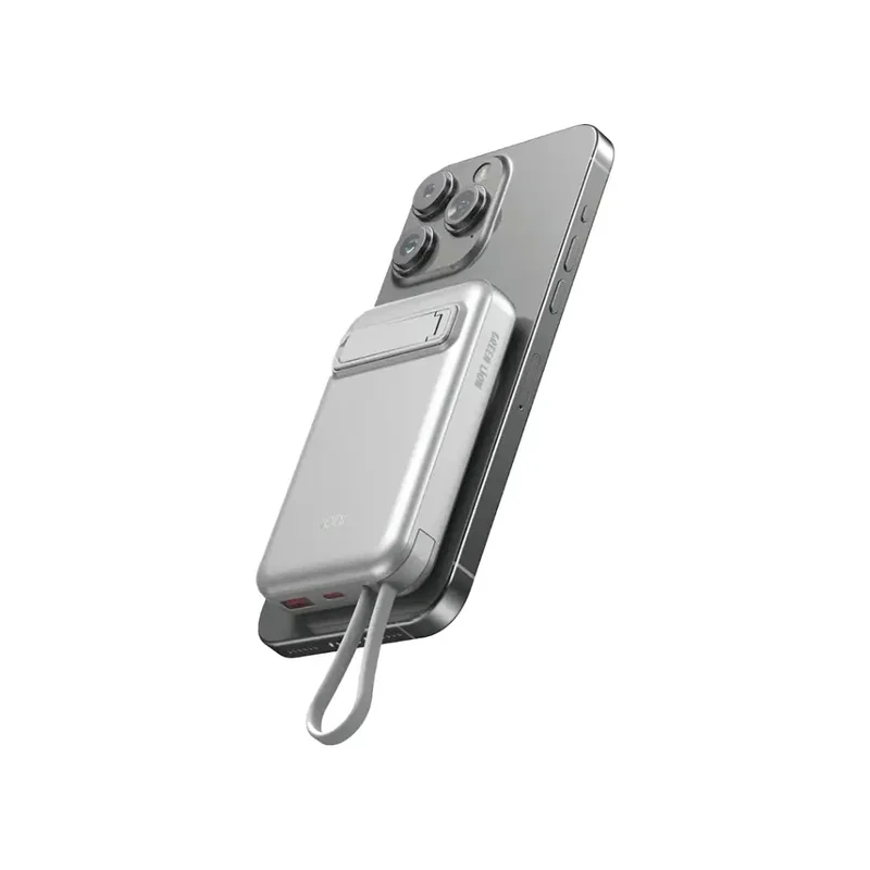 Green Lion DXB MAGSAFE Power Bank 10000 mAh Silver