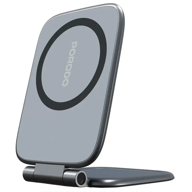 Porodo Magnifold Ultra-Slim Phone Holder Black