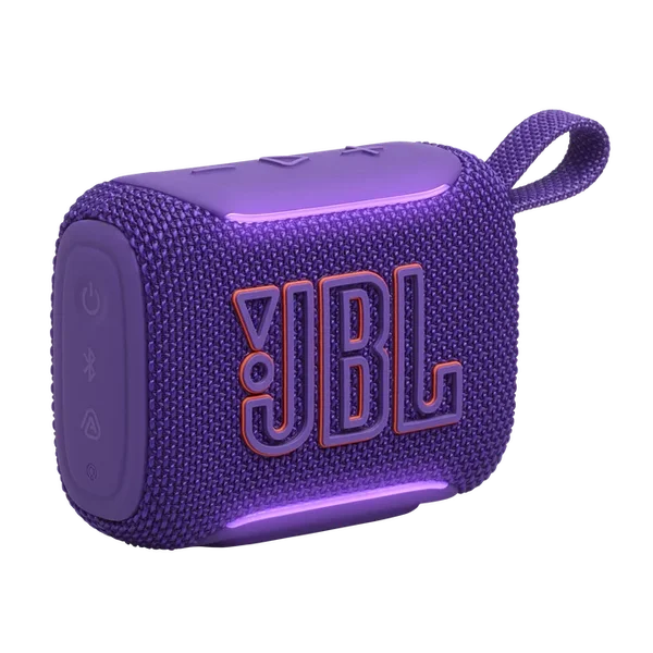 JBL GO 5 Portable Bluetooth Speaker with Ambient Edge Lighting Purple