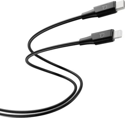 Powerology Power Sync Flex USB-C to Lightning 2M Cable PD 30W Black