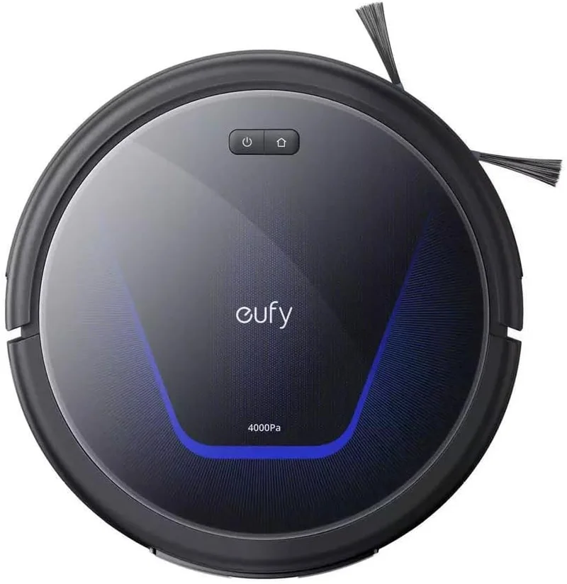 Eufy G50 Hybrid Robot Vacuum Cleaner with 4,000Pa Strong Suction Power Black