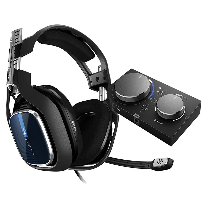 Logitech Astro A40 TR Gen 4 Wired Gaming Headset + MixAmp Pro TR Black