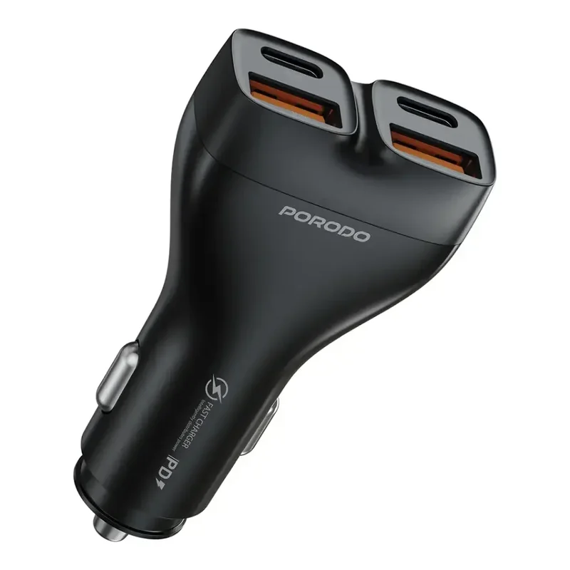 Porodo Dualpower 102W Car Charger Black