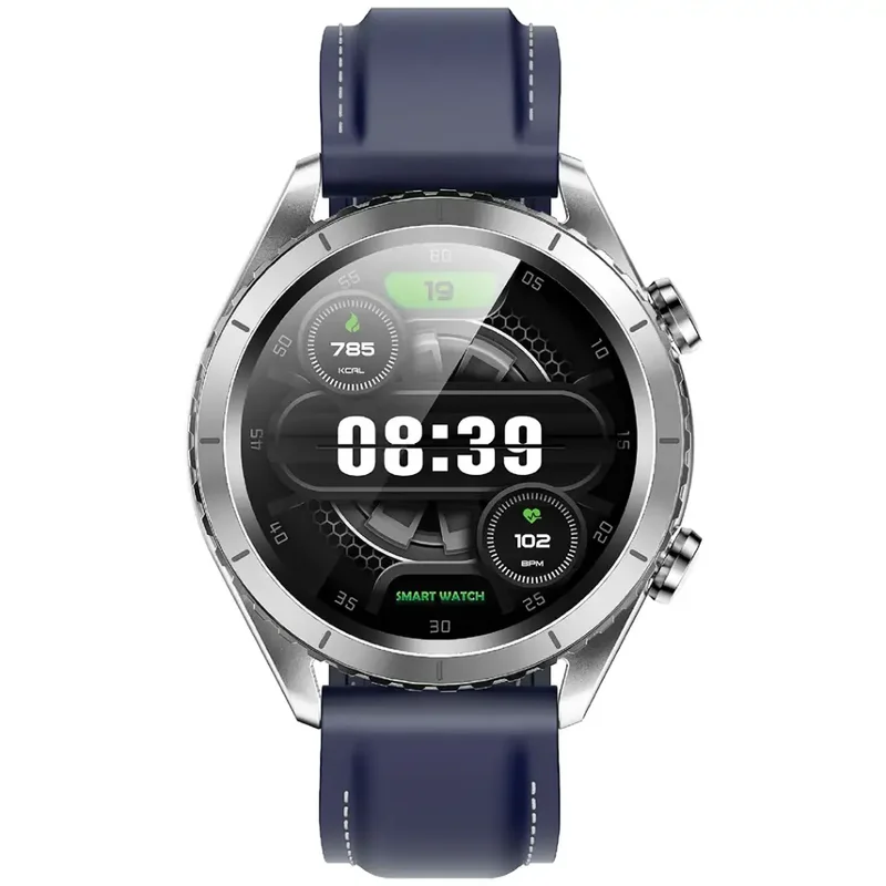 Green Lion Galvin Smart Watch Blue and Silver