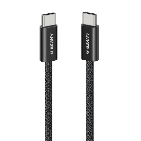 Anker Zolo USB-C to USB-C Braided and Dirt-Free Cable 3ft 240W Black