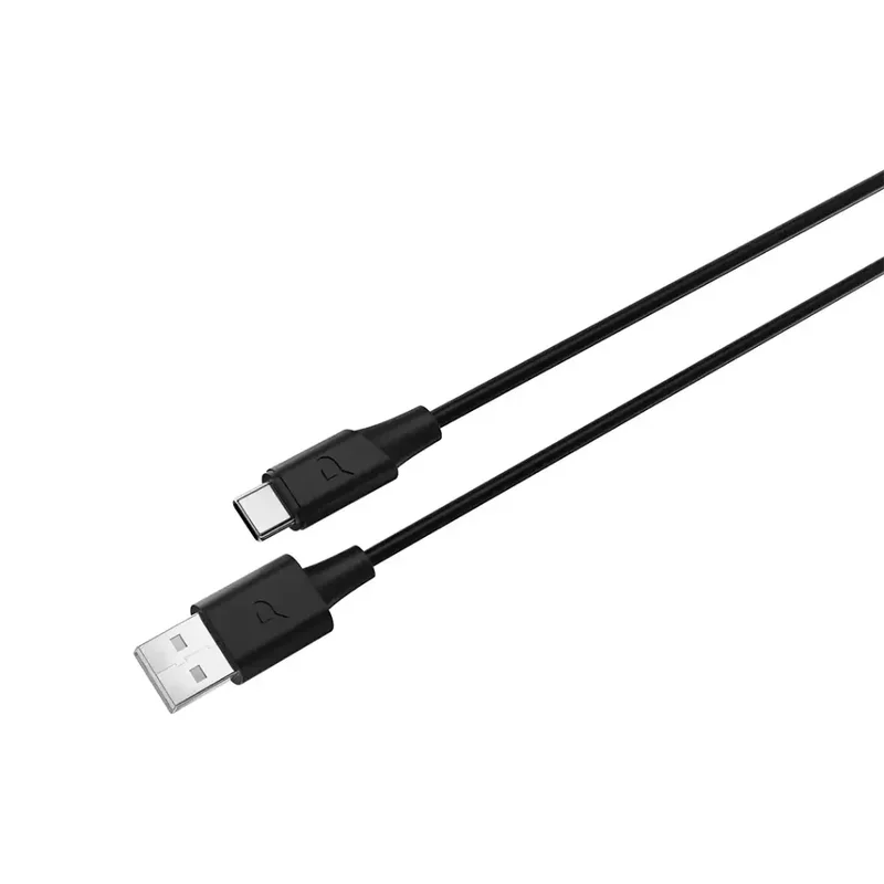 Powerology Power Sync Flex USB-A TO USB-C 1.2M Cable PD 20W-Black