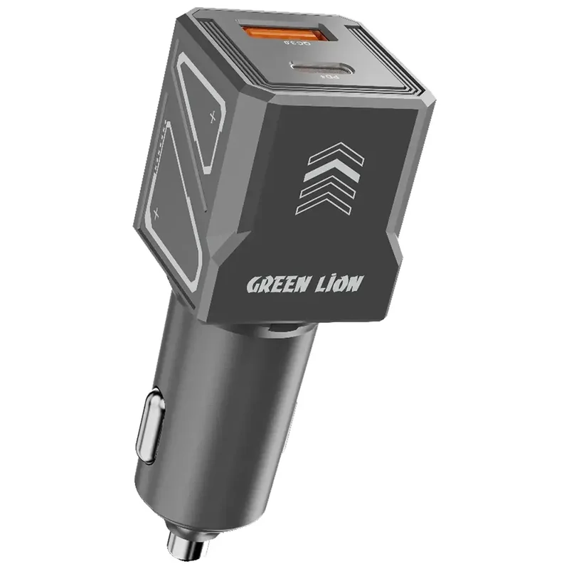 Green Lion Dual Volt Car Charger PD+QC 60W