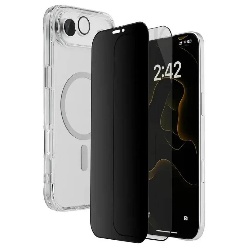 Porodo 360° Shield Series for iPhone 17 Air Clear