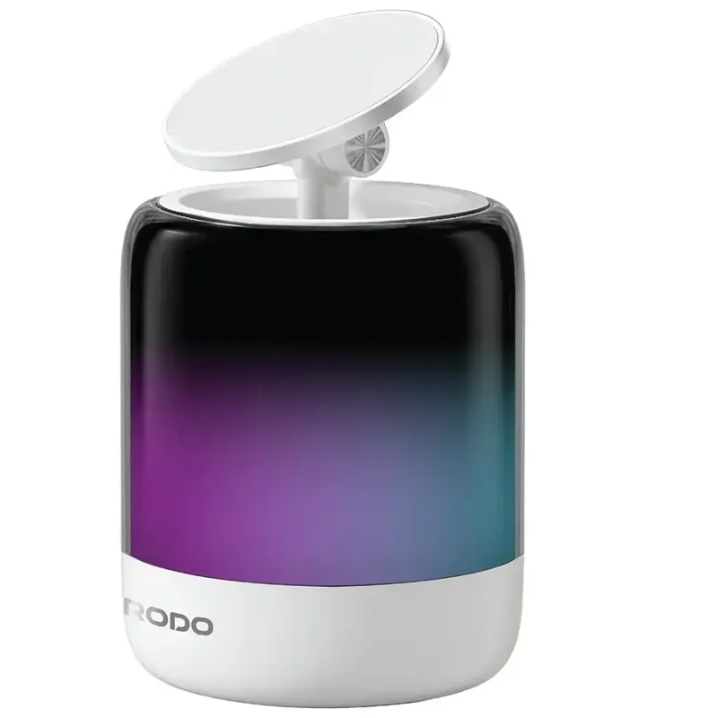 Porodo SyncGlow Speaker & Phone Holder White