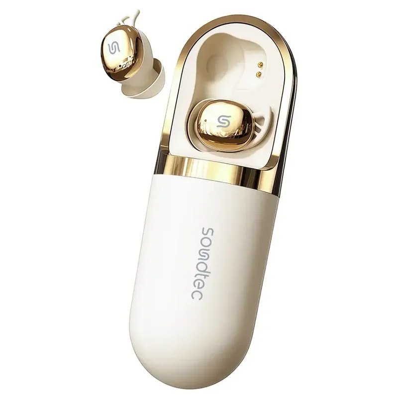 Porodo Soundtec Dream TWS Earbuds with Massage Function Beige