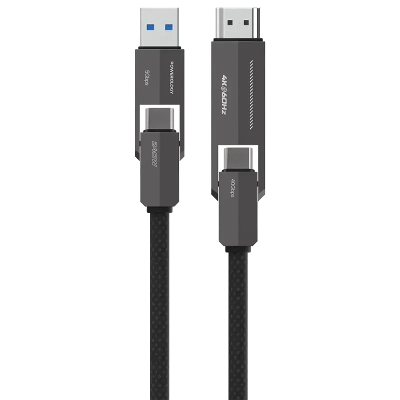 Powerology Vion 4-in-1 Charging & Data Transfer Cable