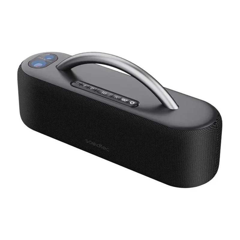 Porodo Soundtec Galactic Star Light Portable Speaker Black