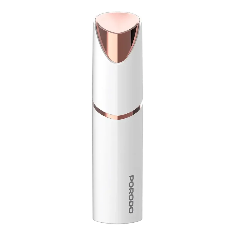 Porodo Lifestyle Electric Facial Hair Remover Eyebrow Trimmer White