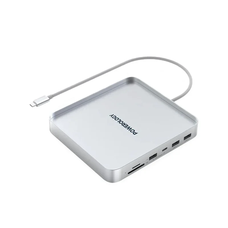 Powerology 24" iMac Compatible Usb-C Hub & Stand With SSD  Enclosure